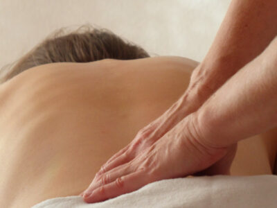 Unterer Rücken Massage